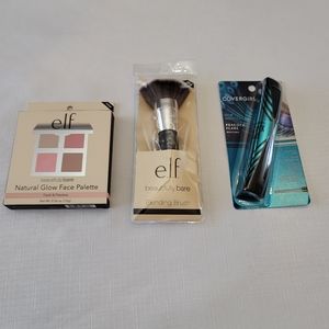 Elf Face Palette, Brush & Covergirl Mascara